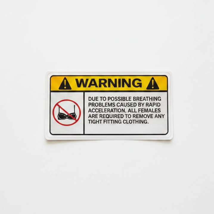 WARNING: Remove Tight Fitting Clothing
